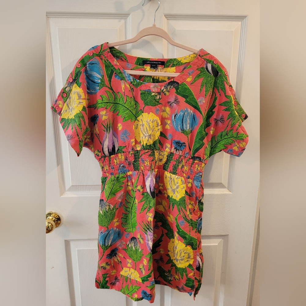 French Connection linen and cotten blend dress - size 10